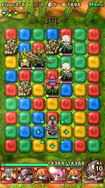 ポコダン：グリフォン攻略『渓谷に現る疾風の怪鳥！ 上級』