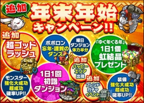 年末年始イベントまとめ