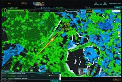 Ingress：IntelMapで2015年の通勤路を考えてみた
