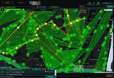 Ingress：IntelMapで2015年の通勤路を考えてみた