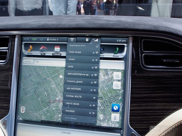 デトロイトのモーターショー