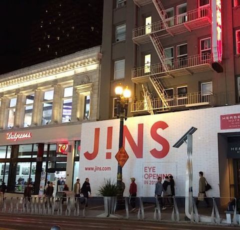 JINSサンフランシスコ1号店の外観