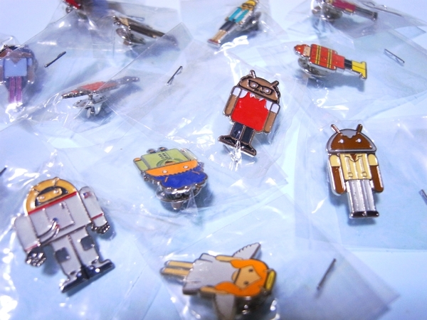 ドロイド君 ピンバッジ 26個セット ピンズ Android キャラ ドロイドくんのピンバッジをゲットするには、海外大型イベントに行く