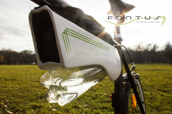 自転車で走るだけでペットボトルに水が満ちる 発想が素晴らしすぎる