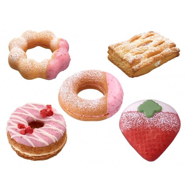 ミスタードーナツで春のストロベリーフェス開催 いちご形のかわい いドーナツも 週刊アスキー