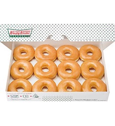 クリスピー・クリーム・ドーナツで12個入りダズンを買えば12個入り
