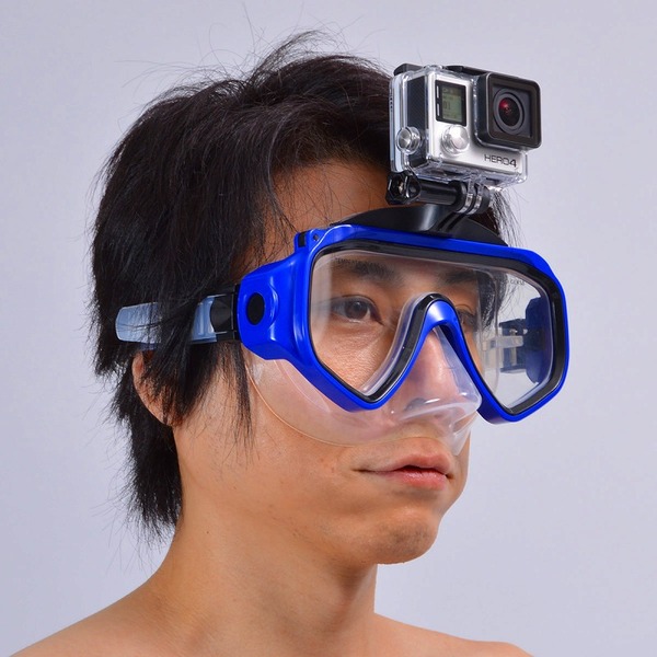 Goproマウント付きダイビングマスクで水中撮影を快適化 週刊アスキー