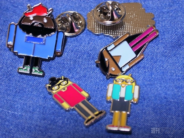 ドロイド君ピンバッジ