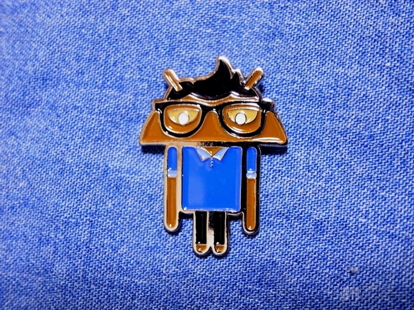 ドロイド君ピンバッジ