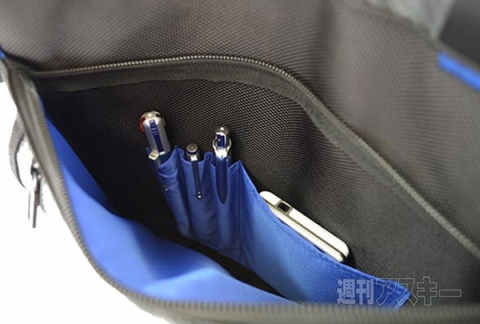 ALPHA INDUSTRIES INC. B5PCタブレット収納付 3way CB合皮ビジネストートバッグ