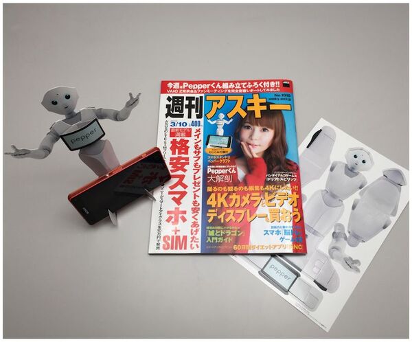 1万円でスマホをもう1台 ペッパークラフト付録つき