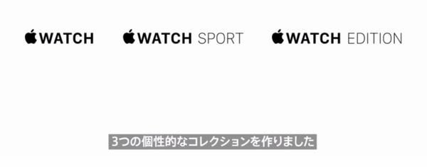 Apple WATCHの3本立てプロモ動画わかる10の事実