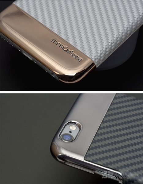 iPhone 6用カバーケース monCarbone Curve