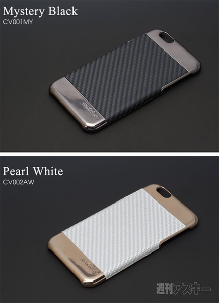 iPhone 6用カバーケース monCarbone Curve