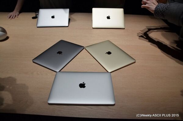 写真で見る12インチ新MacBookは3色展開で極薄となって登場
