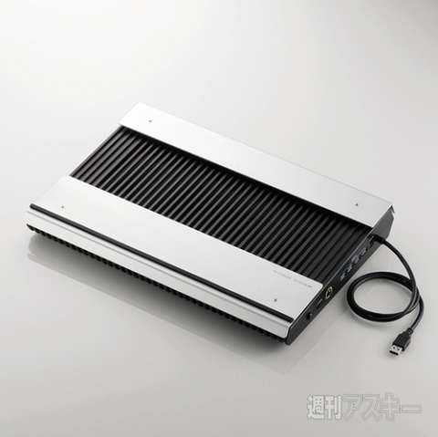ELECOM 高耐久性×極冷 USB3.0ハブ付きノートPC用クーラー SX-CL24LBK
