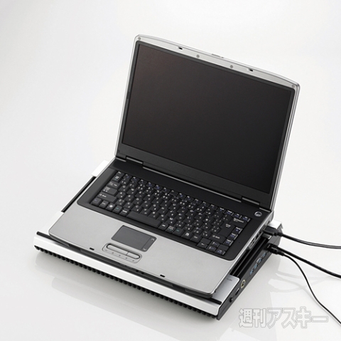 ELECOM 高耐久性×極冷 USB3.0ハブ付きノートPC用クーラー SX-CL24LBK