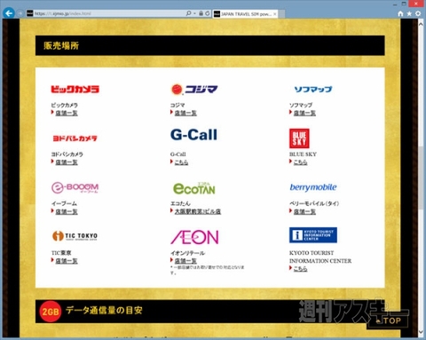 『Japan Travel SIM powered by IIJmio』