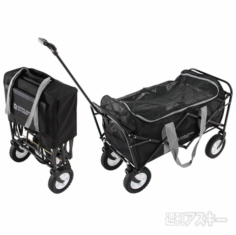 DOPPELGANGER OUTDOOR ボストンバッグワゴンウォッシャブル