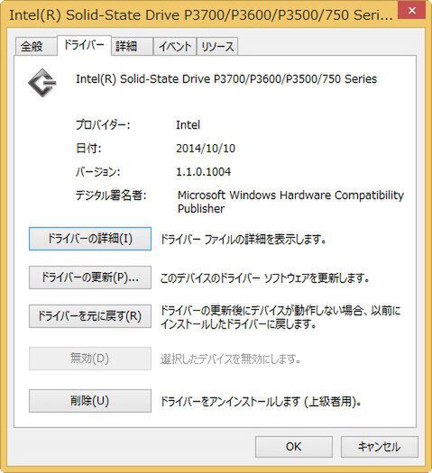 Intel SSD750シリーズ