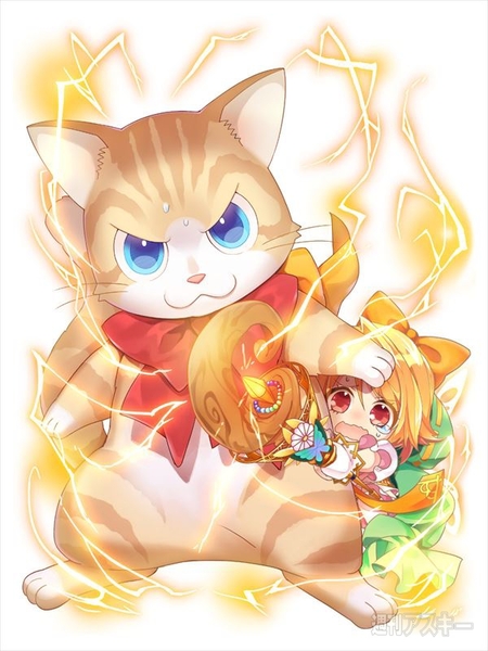 黒ウィズと白猫がしょこたんとコラボ