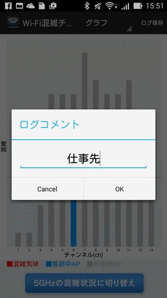 Wi-Fi混雑チェッカー