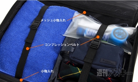 DOPPELGANGER フォルダブルスーツケース DCB277-BK