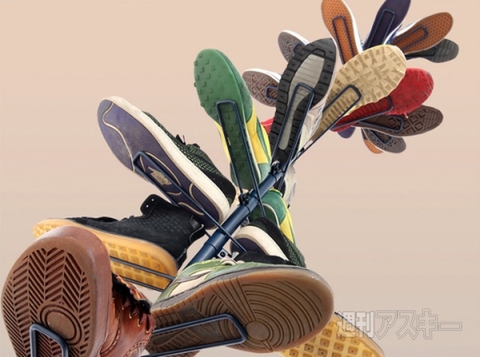 入手不可!浮いてる様なスニーカーディスプレイポール ゴーイングファーニチャー 入手不可!浮いてる様なスニーカーディスプレイポール ゴーイング