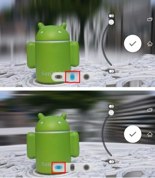 Xperiaで一眼レフのような写真を撮影するテク