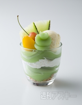 メロンソーダ味の「餡」