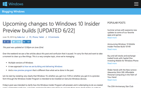 Windows10のアップグレード騒動を振り返る