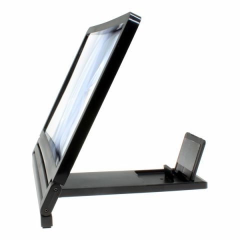 拡大鏡付き スマホスタンド