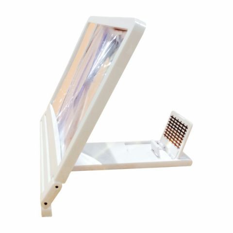 拡大鏡付き スマホスタンド