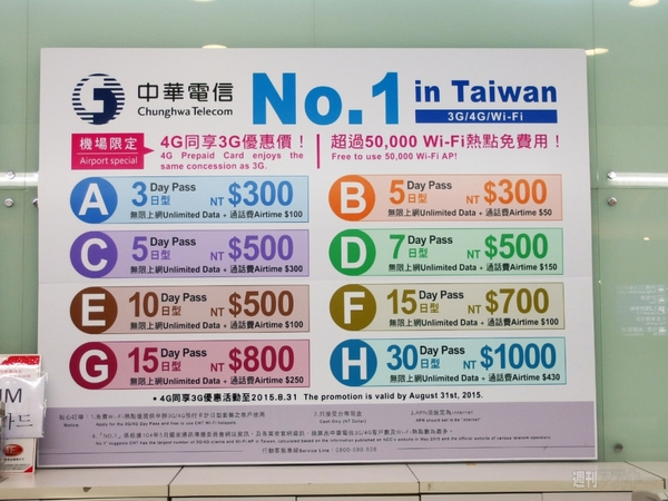 台湾の現地通信事情