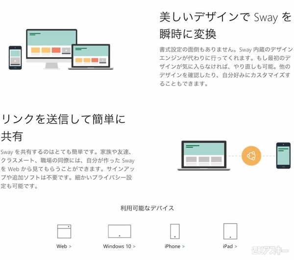 新しいOfficeアプリ『Sway』が正式版で登場