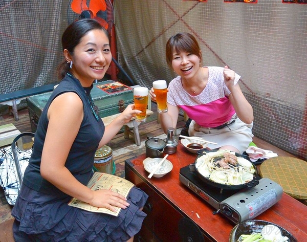 ジビエをビアガーデンで