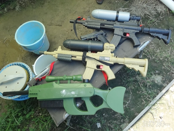  灼熱の本気バトル！真夏の豊洲で水鉄砲サバゲにハッチャケろ！【カオスだもんね！】