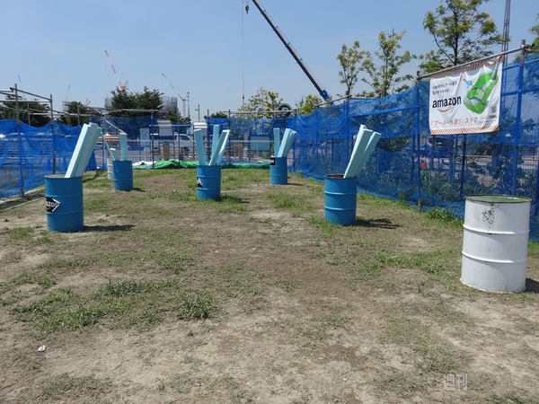  灼熱の本気バトル！真夏の豊洲で水鉄砲サバゲにハッチャケろ！【カオスだもんね！】