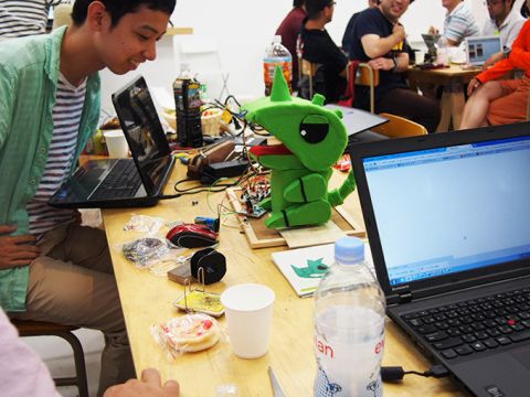 古き好きナムコのゲームキャラでIoTをつくろう！ 参加無料 行かなきゃハドソン Engadgetのハッカソン