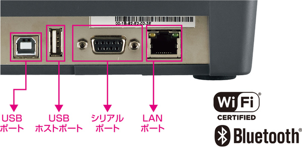 セット割 TD-2135NWB ブラザー 感熱ラベルプリンター＆純正スキャナー PA-BR-001 USB・RS232C・有線LAN - 4