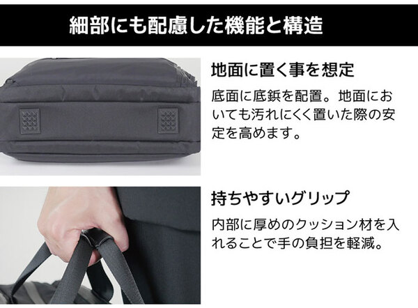 ASCII.jp：目的別収納やキャリーオンができる2WAY仕様のビジネスバッグ 