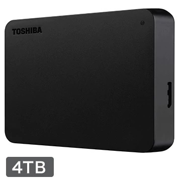 TOSHIBAポータブルハードディスク(パソコン用) 4TB