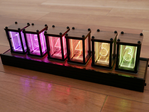 Ascii Jp 上海問屋 はんだ付け不要 Diyニキシー管風rgb Led 組み立て式置き時計キット 発売