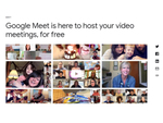 Google Meetが無料公開