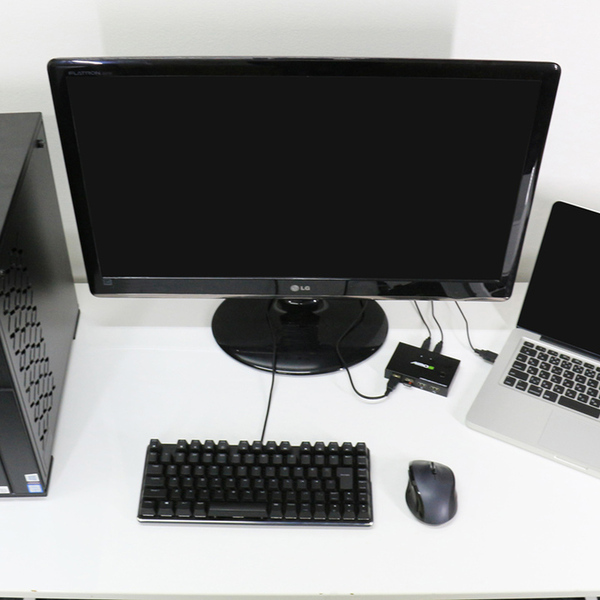 Ascii Jp パソコン2台でusb機器4台を共有できるusb 2 0切替器