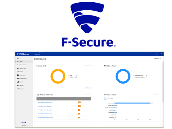 Microsoft 365のメール経由のサイバー攻撃から企業を保護する「F-SECURE CLOUD PROTECTION FOR MICROSOFT OFFICE 365」