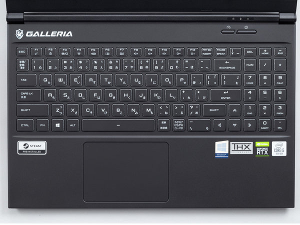 ASCII.jp：狭額の144Hz液晶採用の14万円台RTX 2060搭載GALLERIA（ガレリア）15.6型ノートPC、ゲーム や仕事が快適なキーボードも魅力