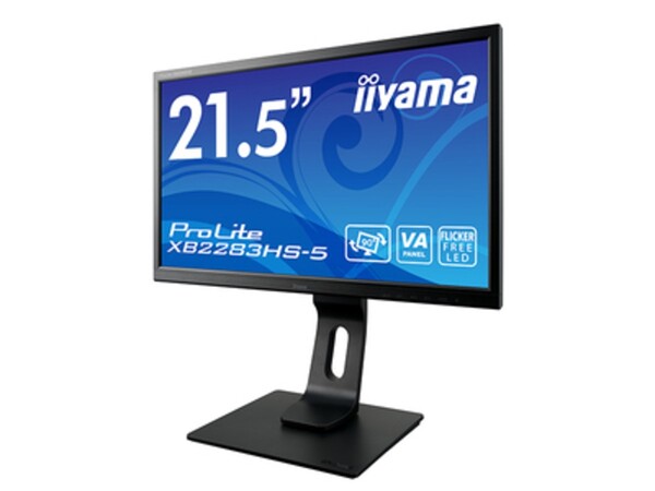 iiyama、VAパネル搭載で表計算や画像編集などに最適な21.5型