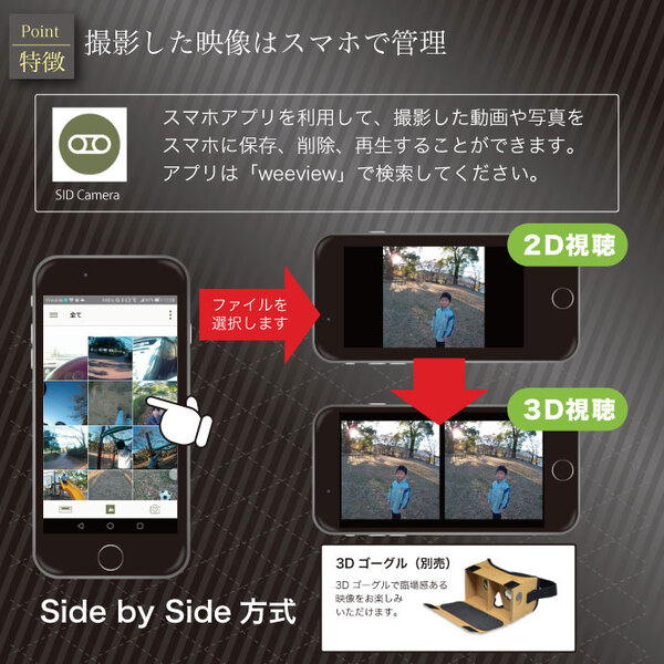Ascii Jp 3d写真や3d動画を手軽に撮影できるコンパクトカメラとジンバルのセットが3万9800円