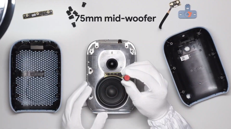 Google Nest Audio スマートスピーカー 音楽向けにチューニングされたスマートスピーカー「Nest Audio